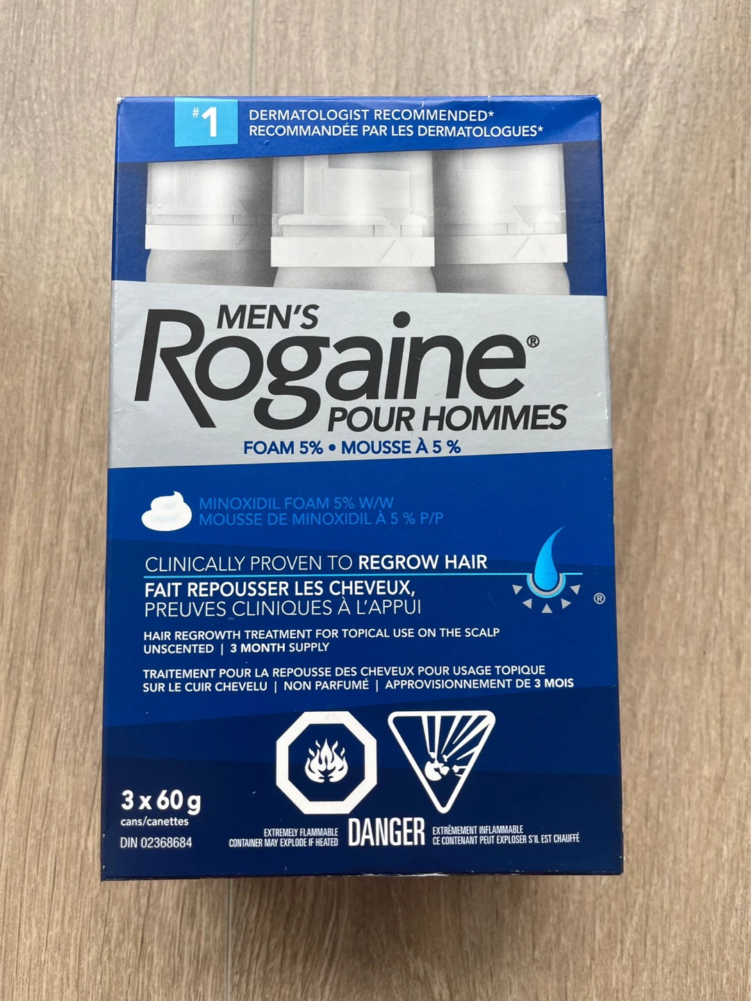 Rogaine  Hair Regrowth Treatment 5% Minoxidil Foam (3 Bottles)