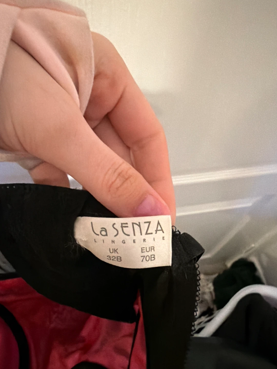 La Senza Black and Pink Lace Corset - UK 32B / EUR 70B - photo 2