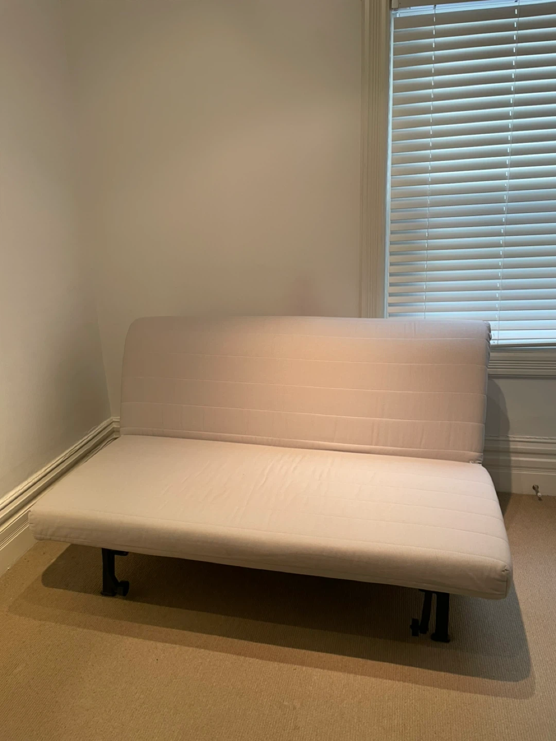 Ikea Lycksele Futon sofa bed with patterned cover - photo 4