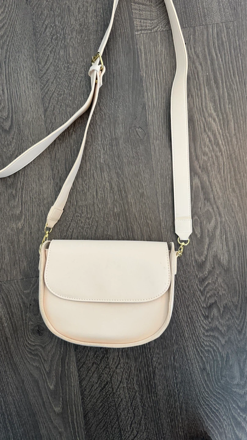 Cream Crossbody Bag