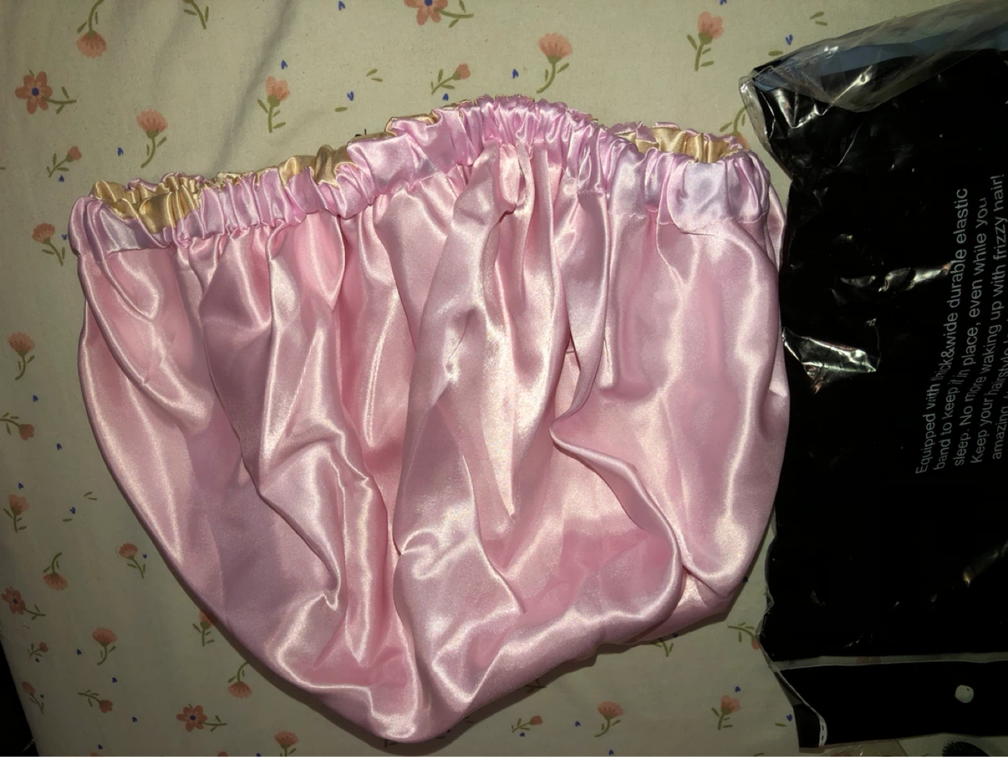 Pink Satin Bonnet Cap - photo 2
