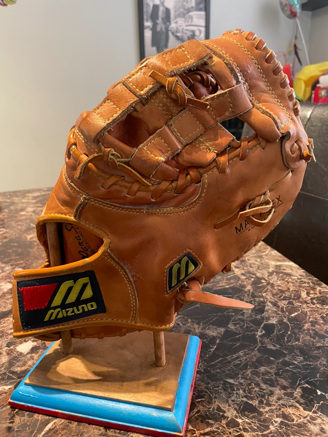 Mizuno Full Grain Leather Baseball Glove - photo 3