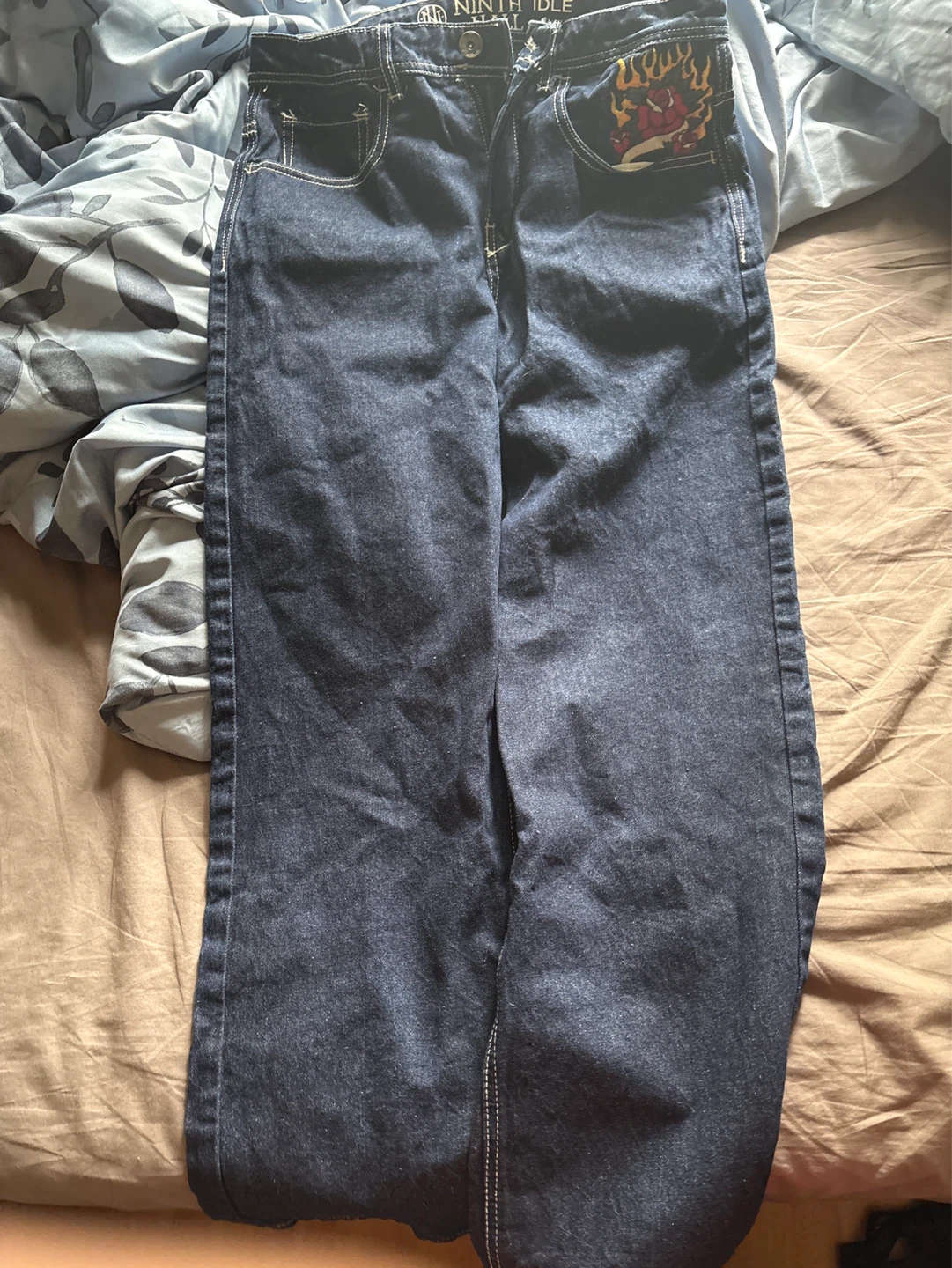 Ninth Hall Embroidered Denim Jeans - photo 3