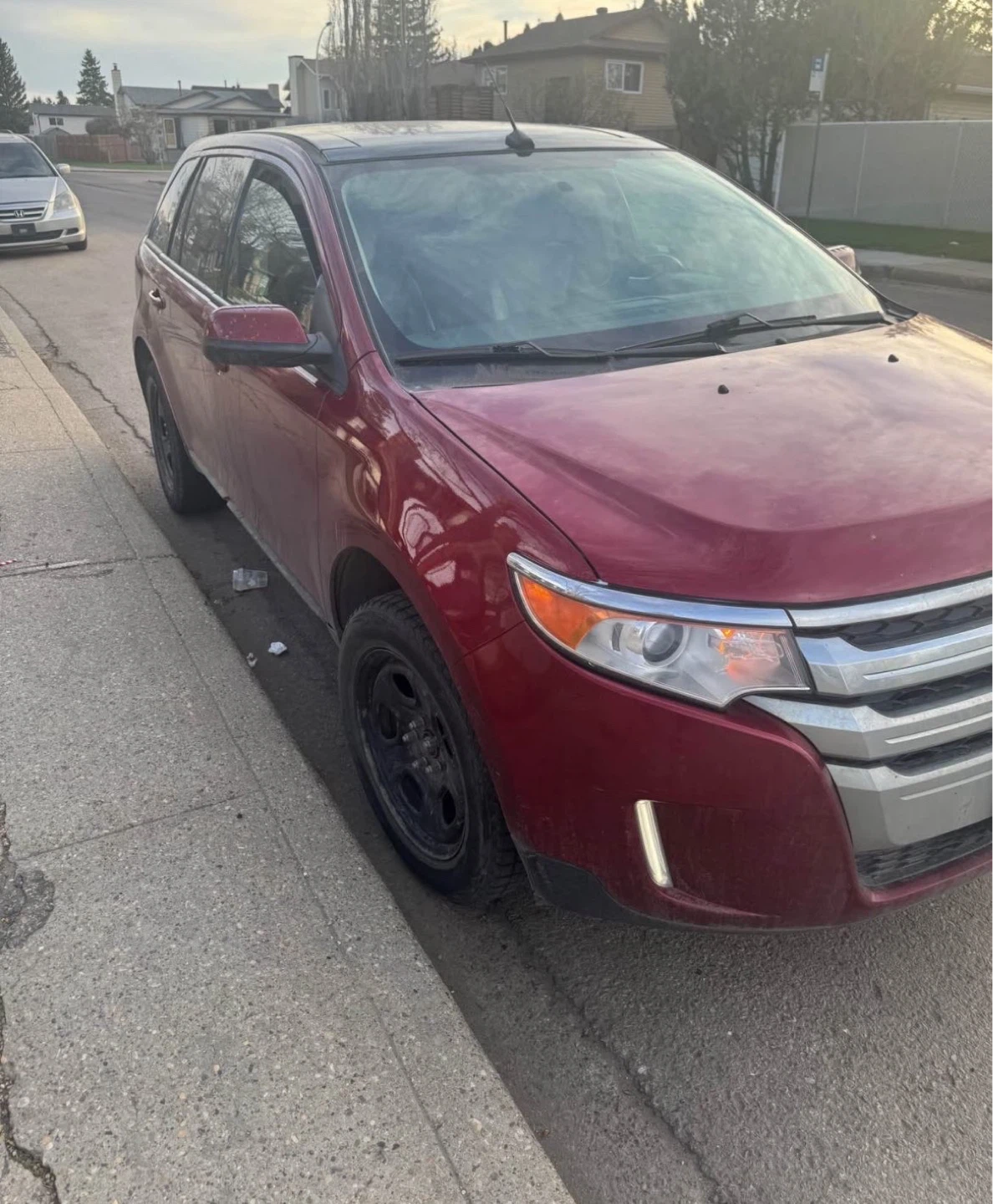 Red Ford Edge SUV