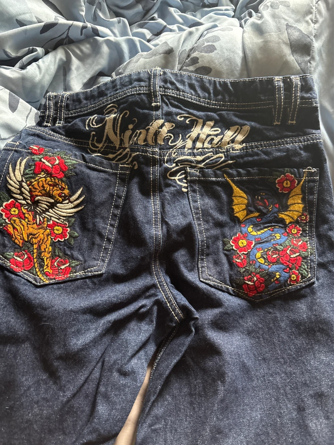 Ninth Hall Embroidered Denim Jeans - photo 4
