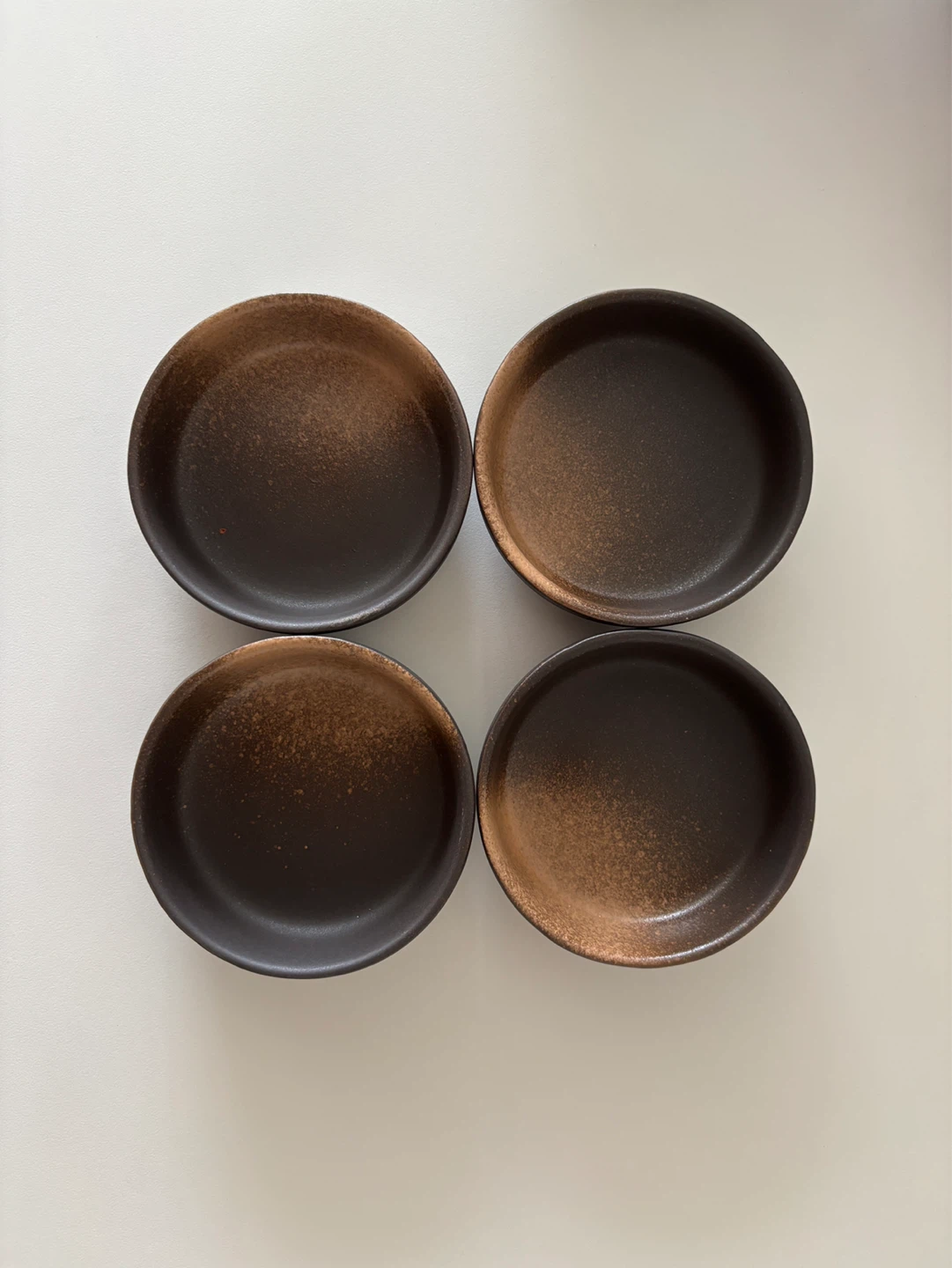 Set of 4 Ceramic Sauce Dishes - Minimalist & Chic - photo 4