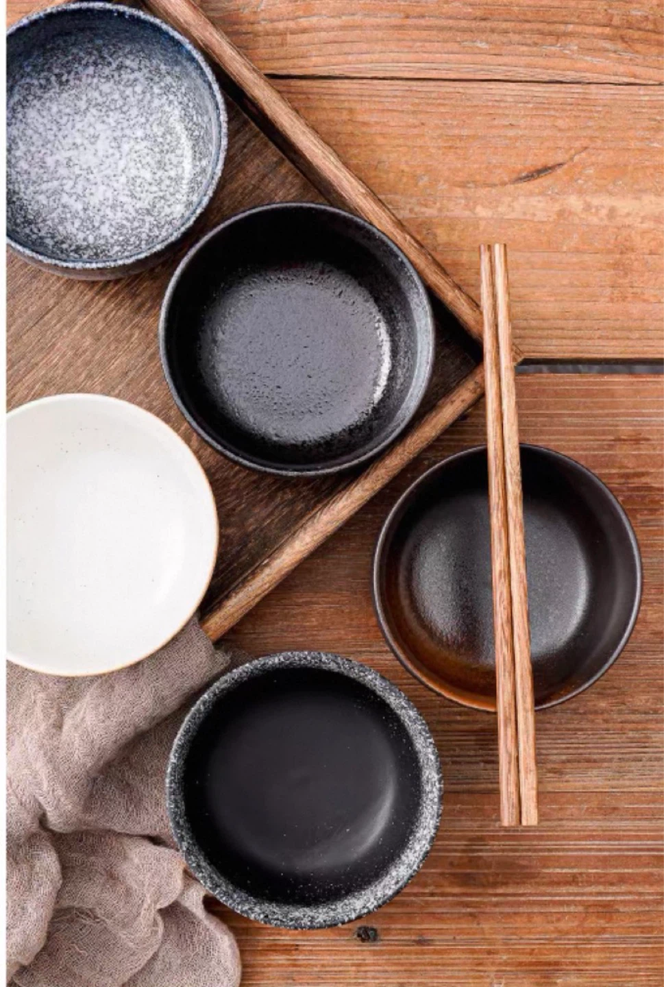 4.25” Japanese Ceramic Bowls - High Quality (Set of 2) - photo 2