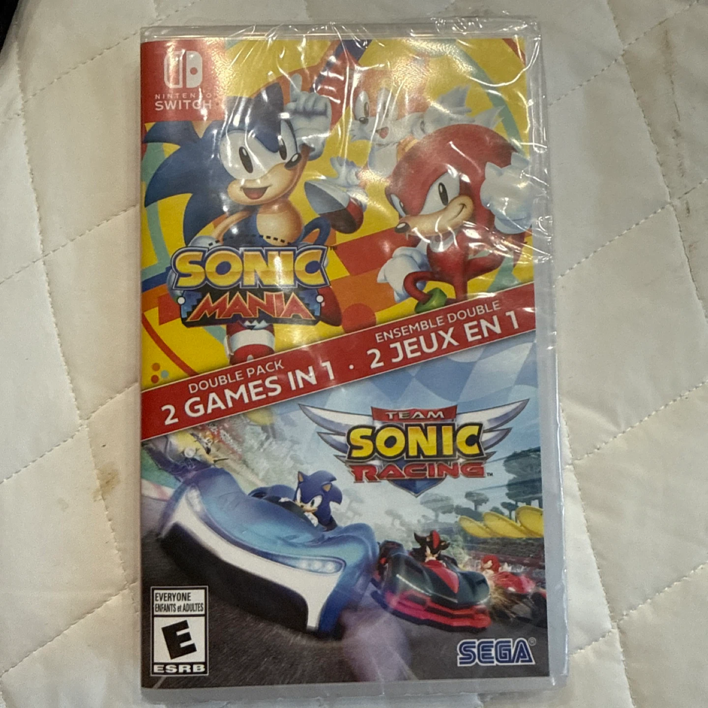 Nintendo Switch Sonic Mania & Team Sonic Racing Double Pack - photo 3