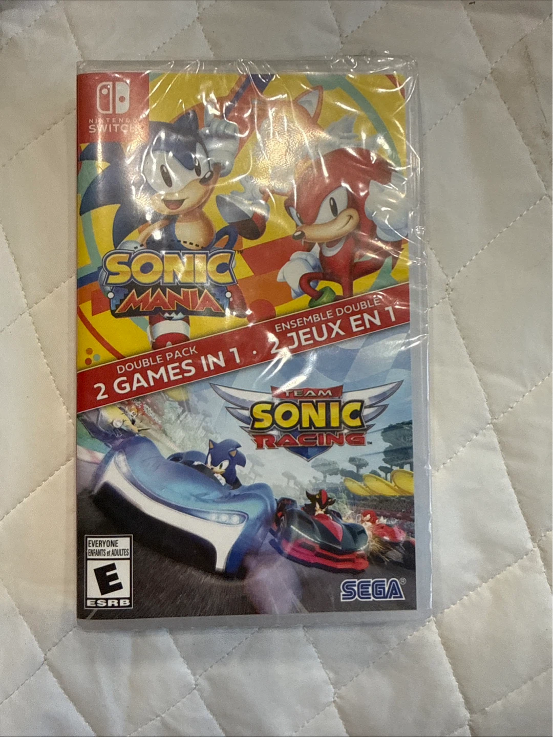 Nintendo Switch Sonic Mania & Team Sonic Racing Double Pack