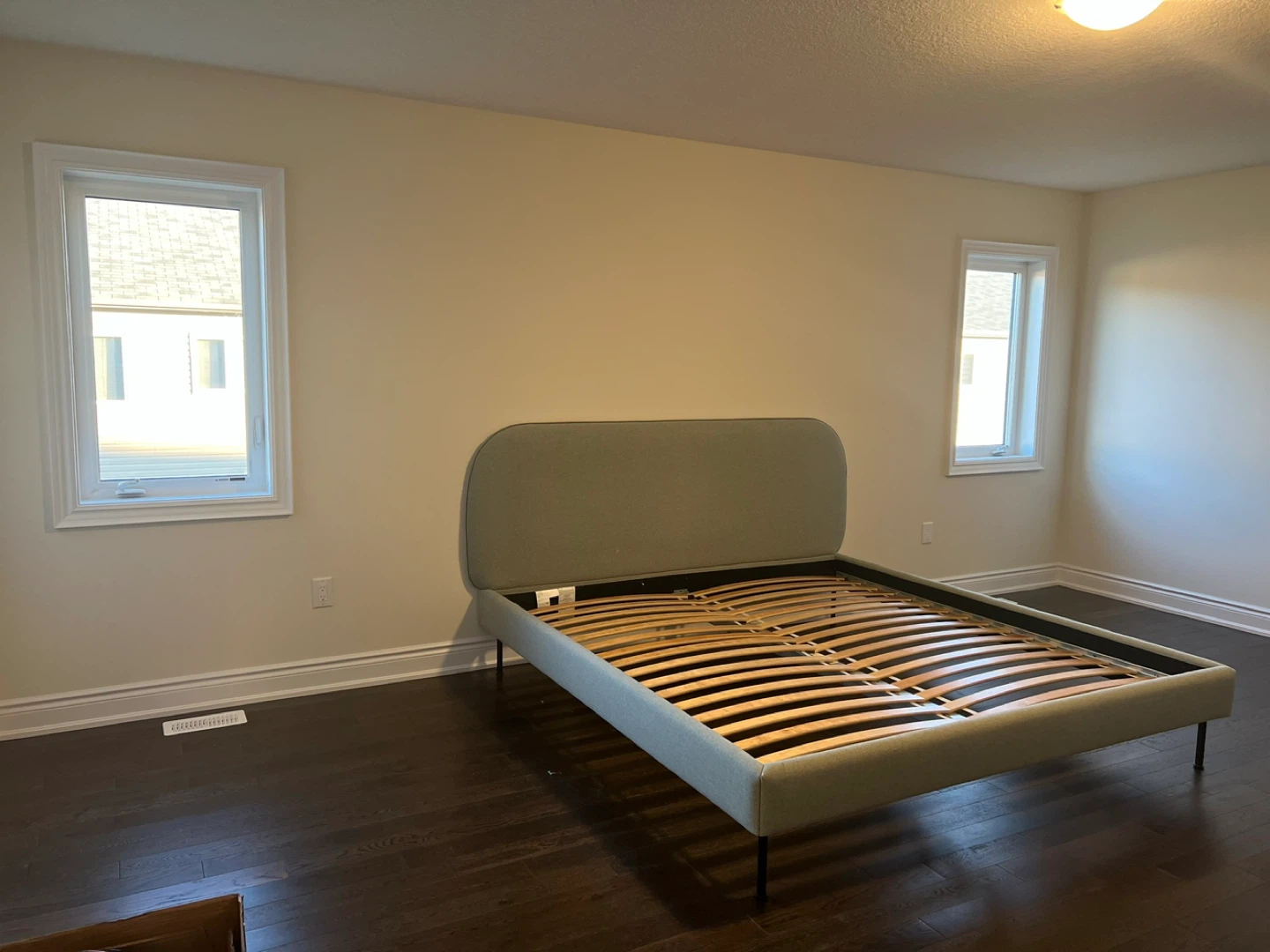 IKEA King Upholstered Bed Frame VADHEIM