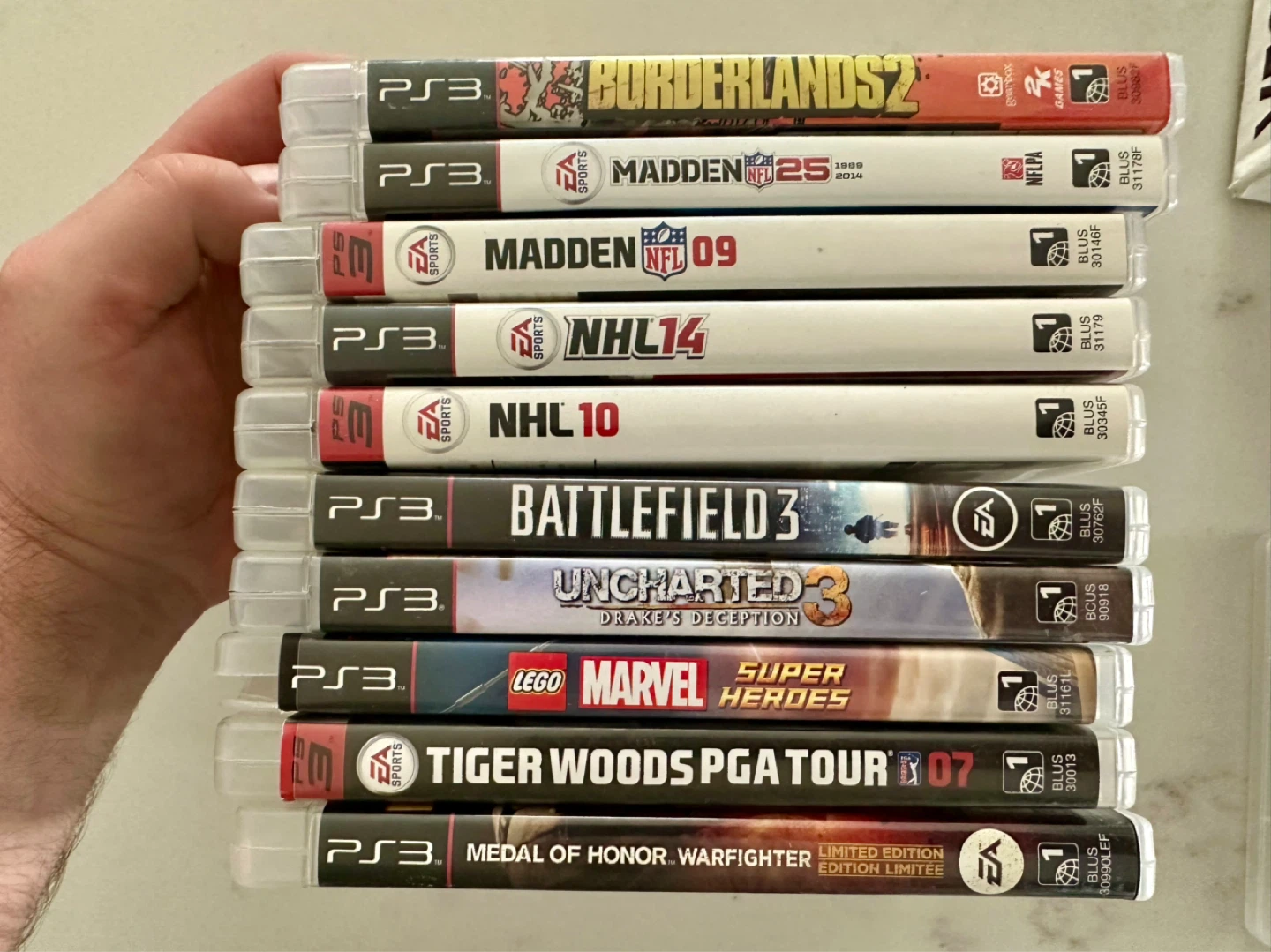 Large PS3 Video Game Collection 58 PS3 and 2 PS4 - photo 2