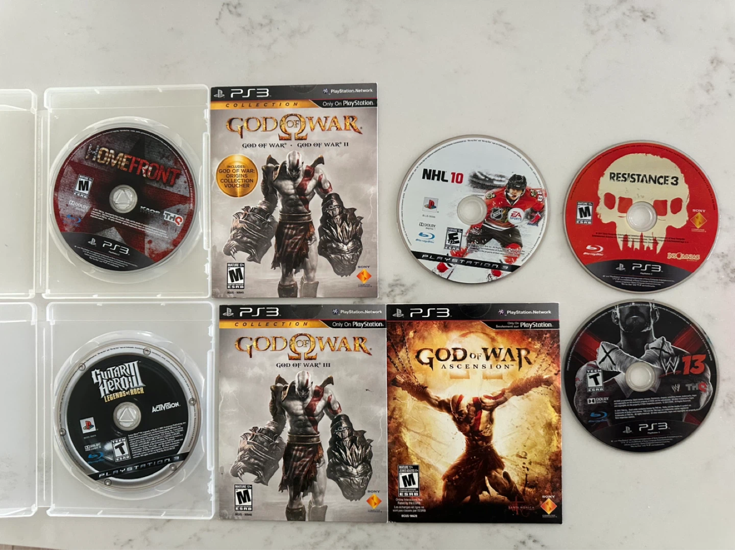 Large PS3 Video Game Collection 58 PS3 and 2 PS4 - photo 3