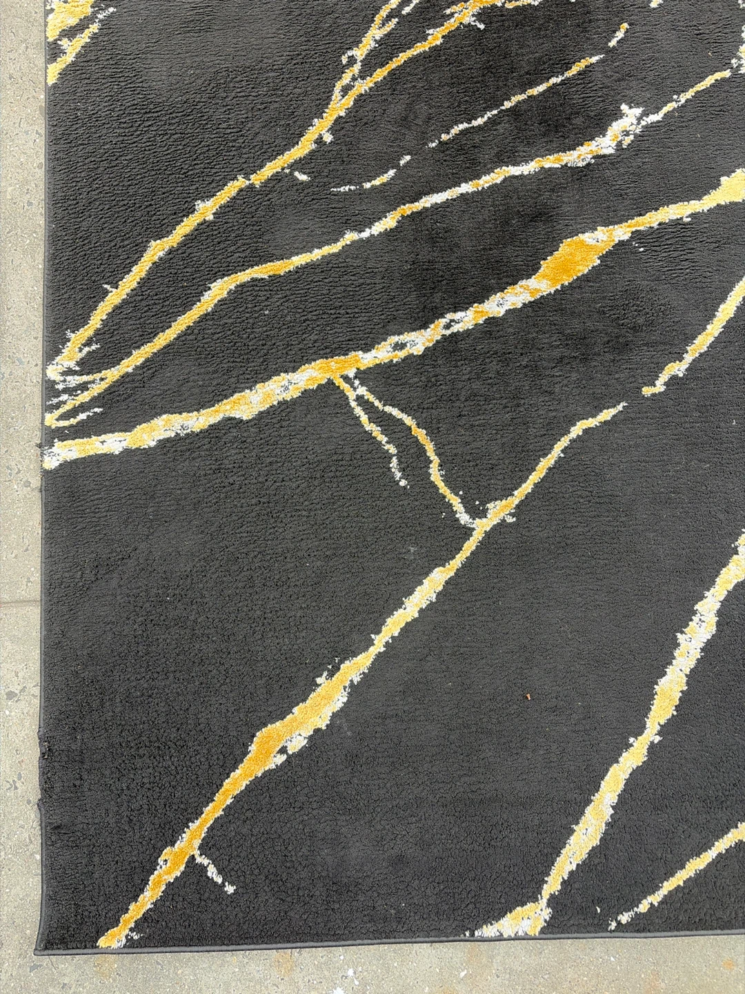 Babil Gold Marble Area Rug - photo 4