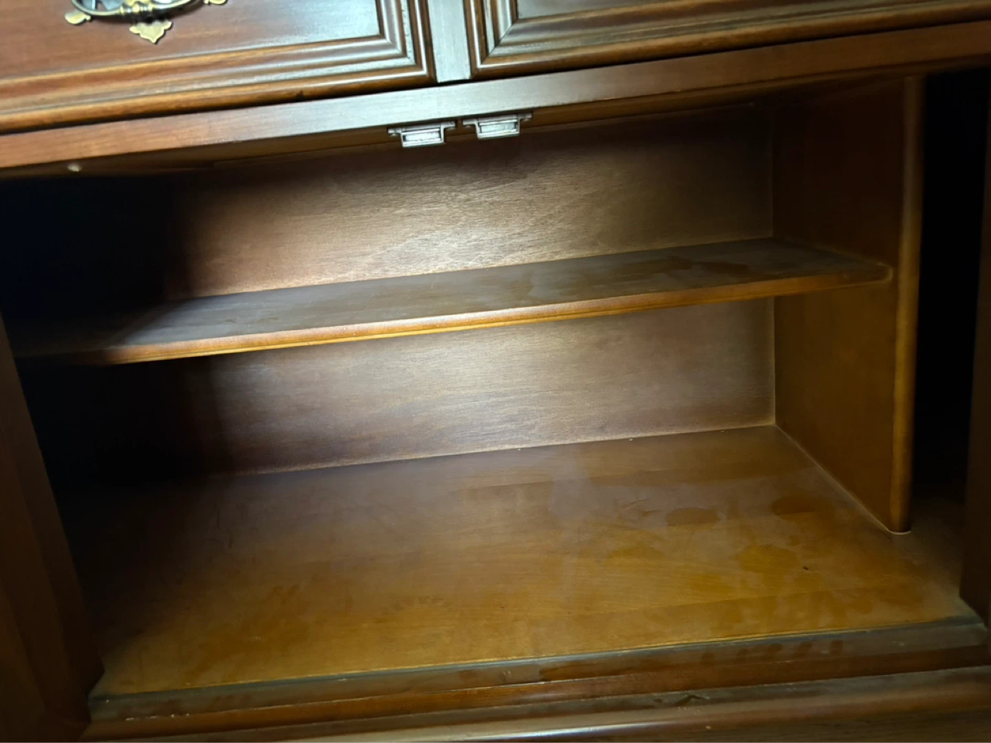 Wooden China Cabinet with Glass Doors - photo 3