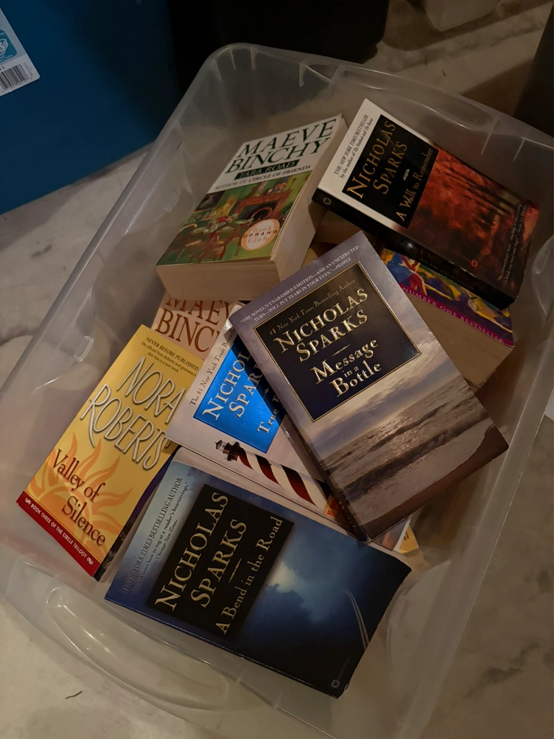 Bundle of Books - Nora Robert’s, Nicolas sParks, Maeve Binchy