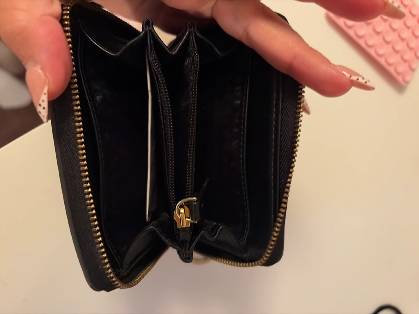 Kate Spade Black Coin Purse with Keychain - photo 2
