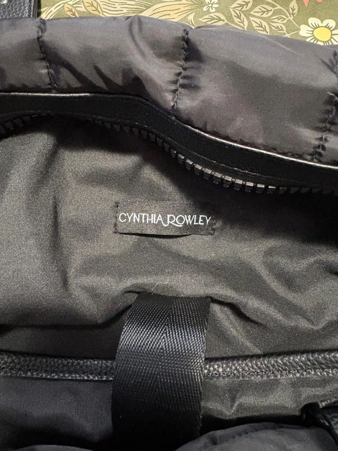 Cynthia Rowley Black Quilted Duffel Bag - photo 3