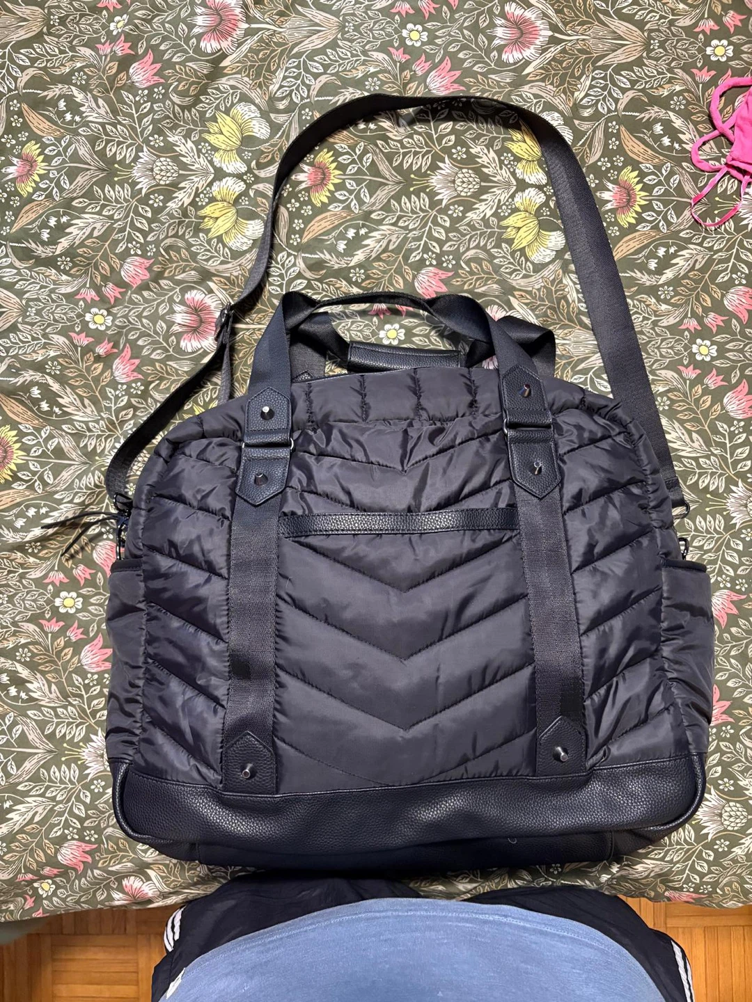 Cynthia Rowley Black Quilted Duffel Bag - photo 2