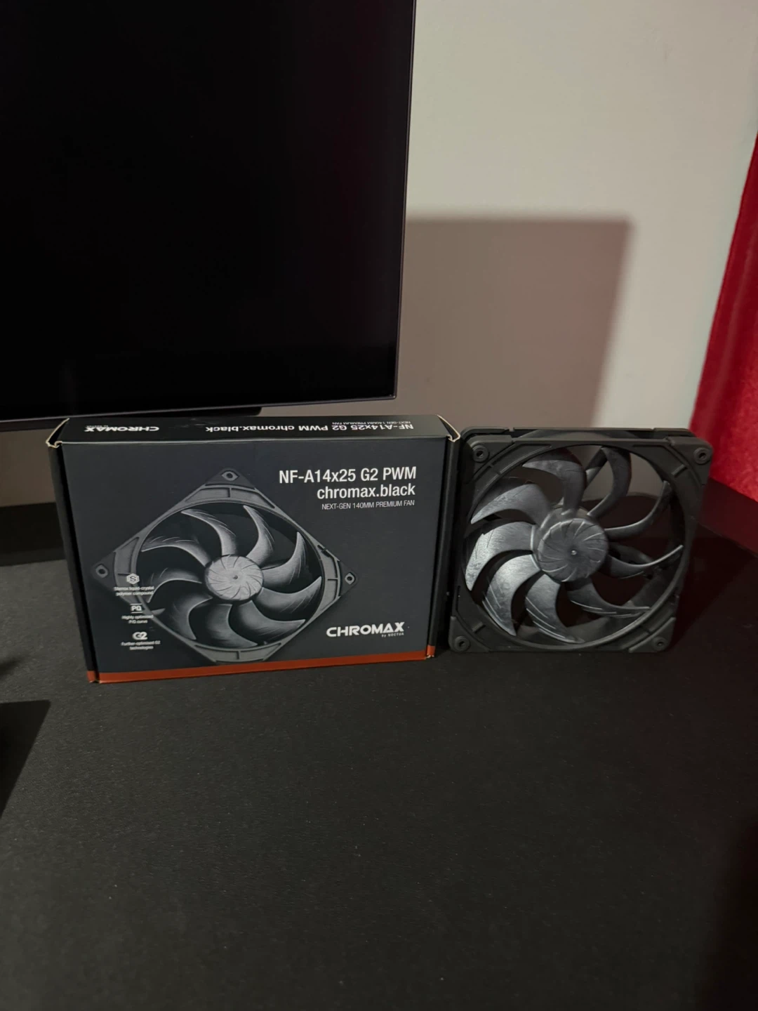 Noctua NF-A14x25 G2 PWM chromax.black Fan