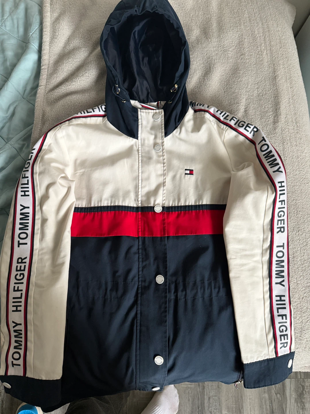 Tommy Hilfiger Colour Block Hooded Jacket