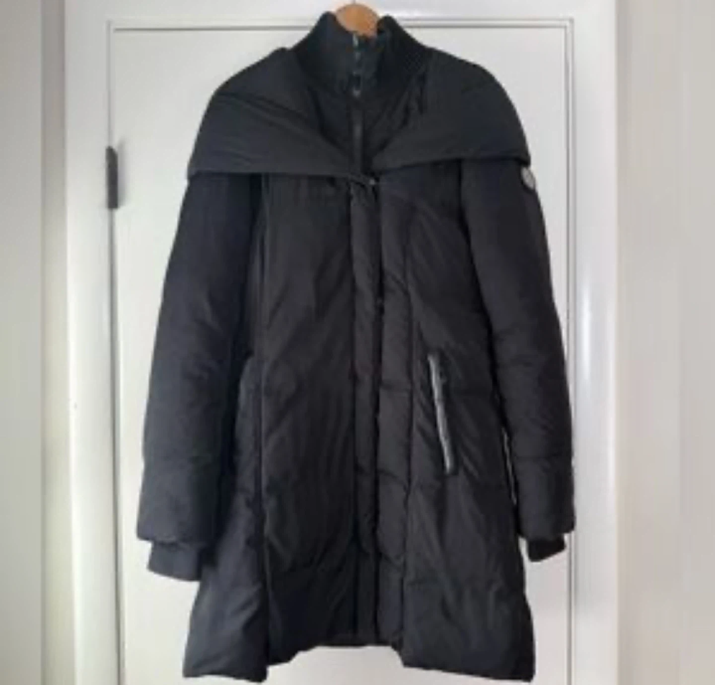 Noize Cruelty-Free Outerwear Black Puffer Coat Size L/G - photo 2