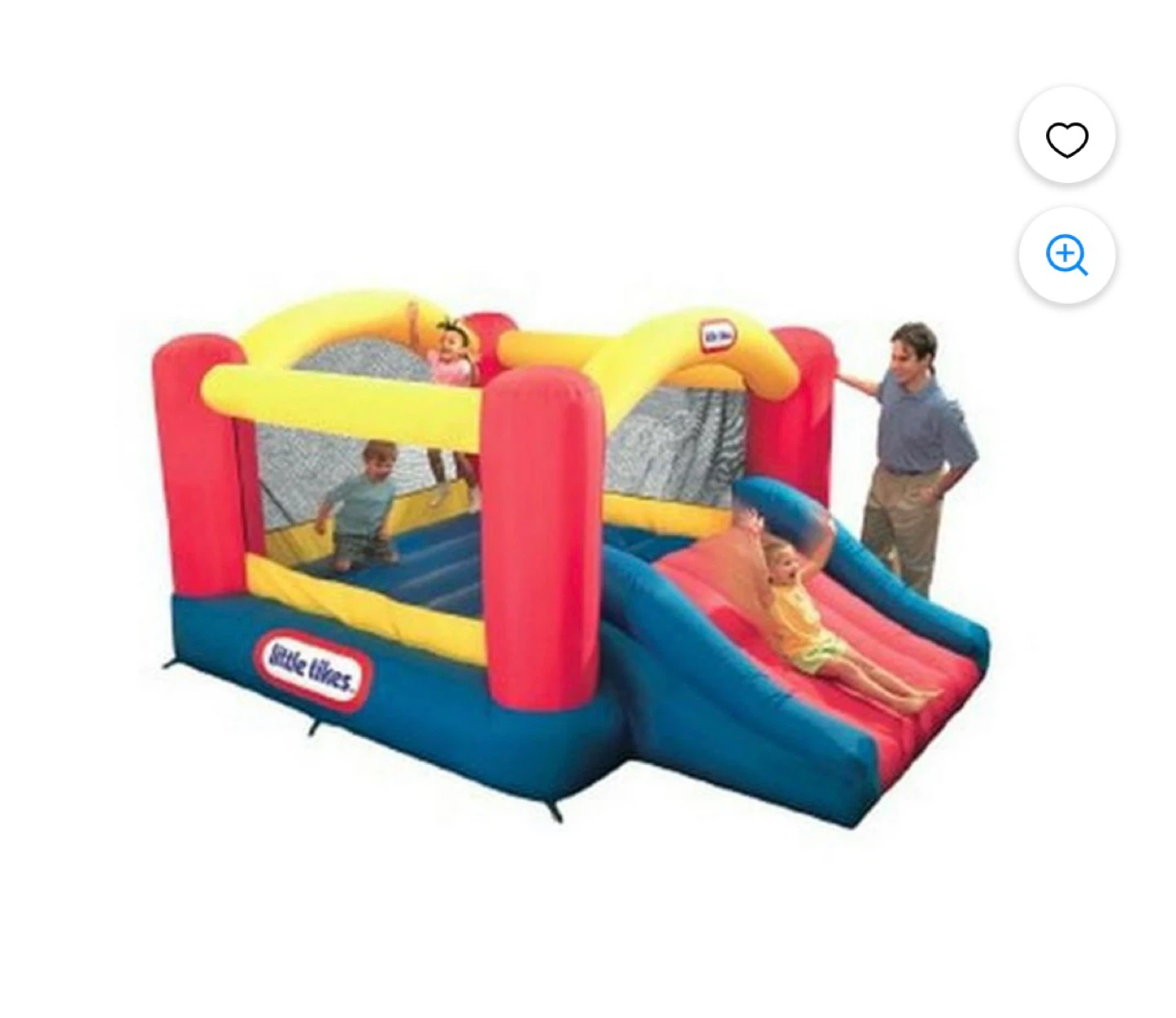 Little Tikes Inflatable Jump 'n' Slide Bouncer