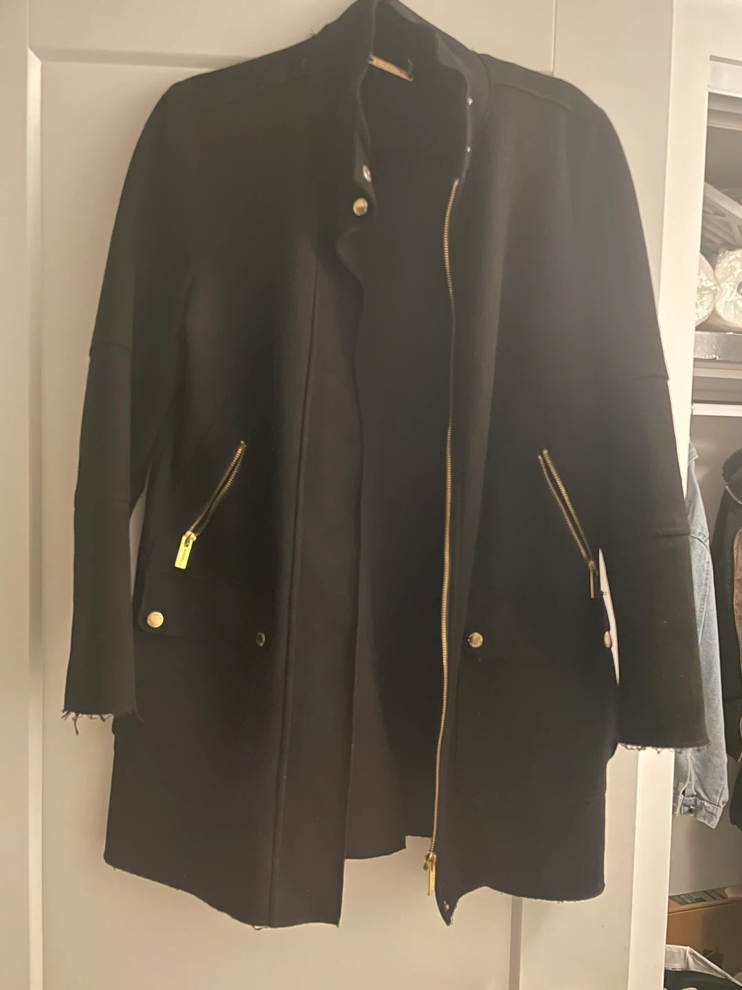 Tahari Black  Faux leather Coat - photo 2
