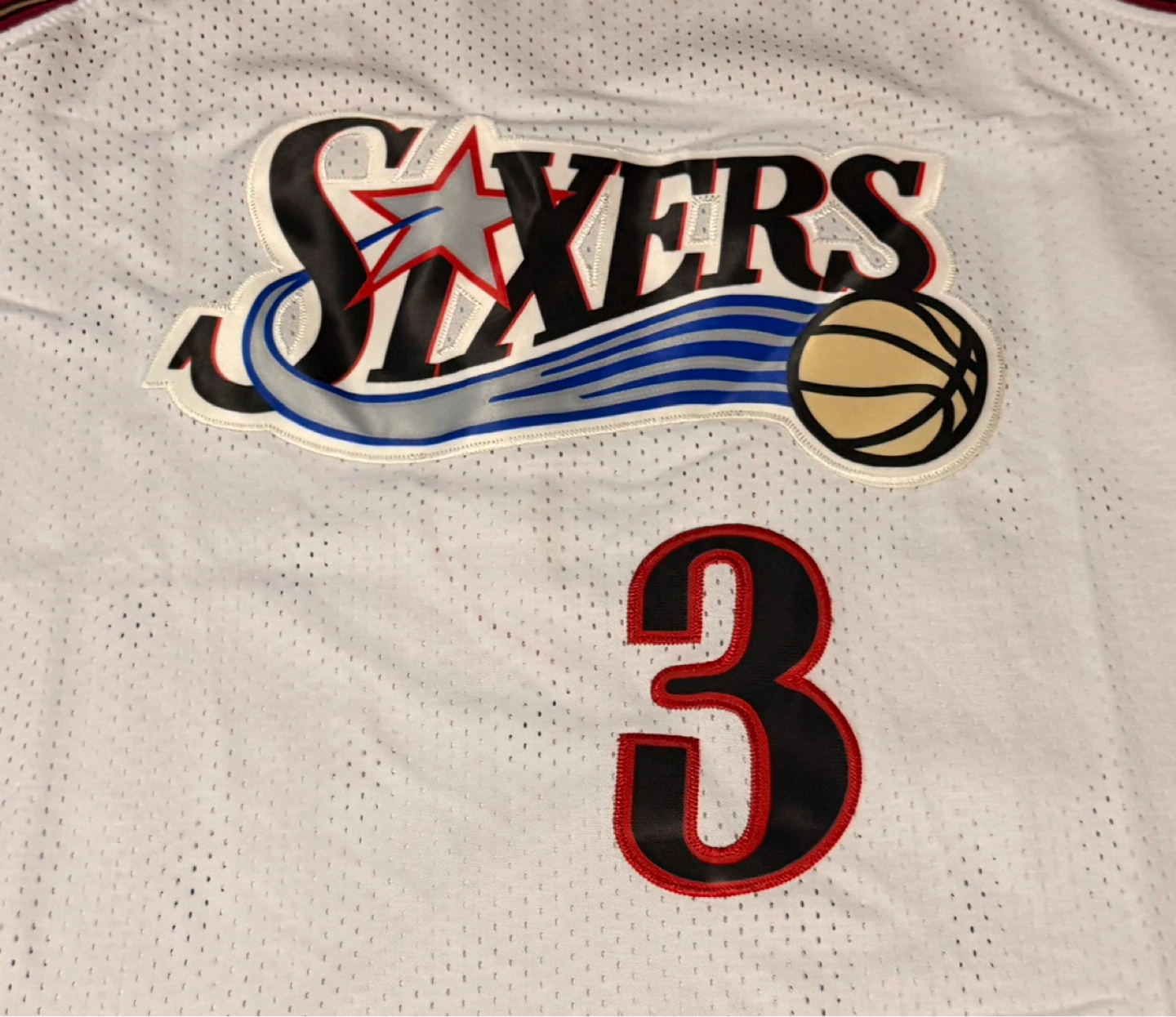 Allen Iverson Sixers White Jersey Mens Large Retro NBA NEW - photo 3