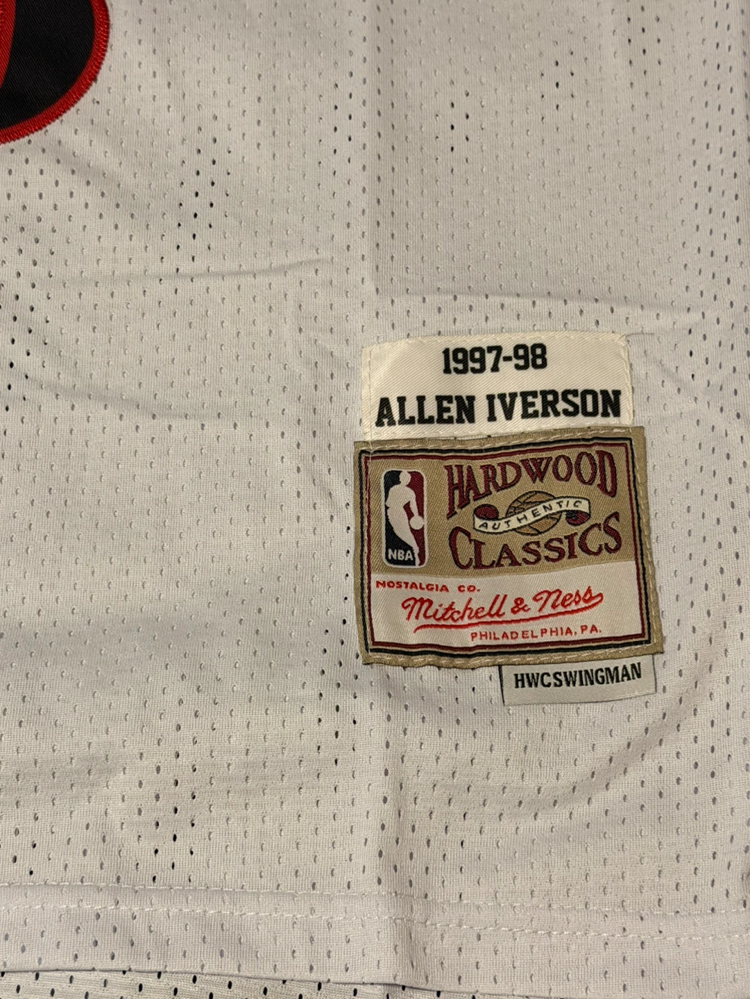 Allen Iverson Sixers White Jersey Mens Large Retro NBA NEW - photo 5