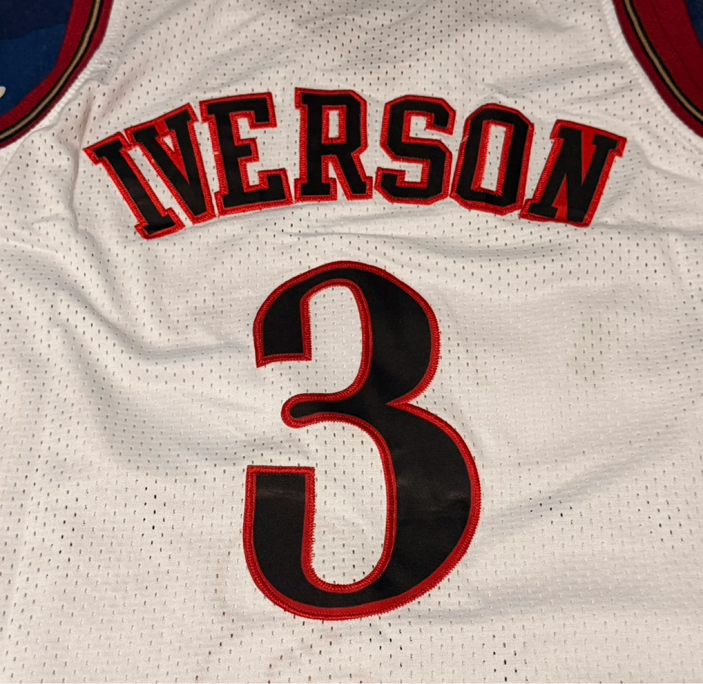 Allen Iverson Sixers White Jersey Mens Large Retro NBA NEW - photo 4
