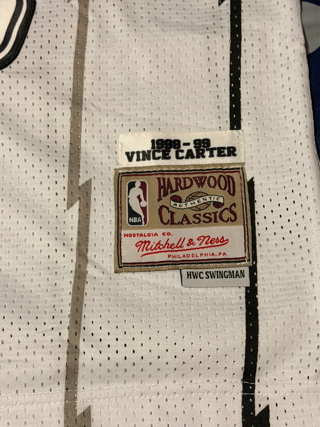 Vince Carter Raptors White Jersey #15 Retro Men’s Large - photo 5