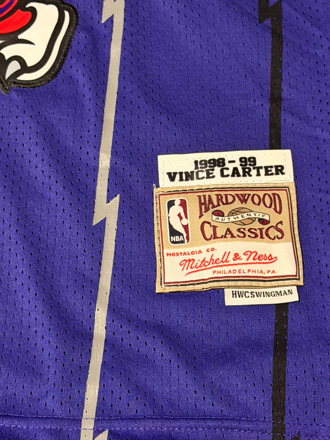 Vince Carter Raptors Purple Jersey #15 NBA Men’s Large, Medium - photo 4