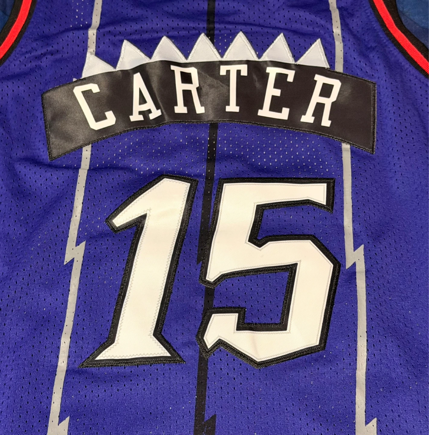 Vince Carter Raptors Purple Jersey #15 NBA Men’s Large, Medium - photo 5