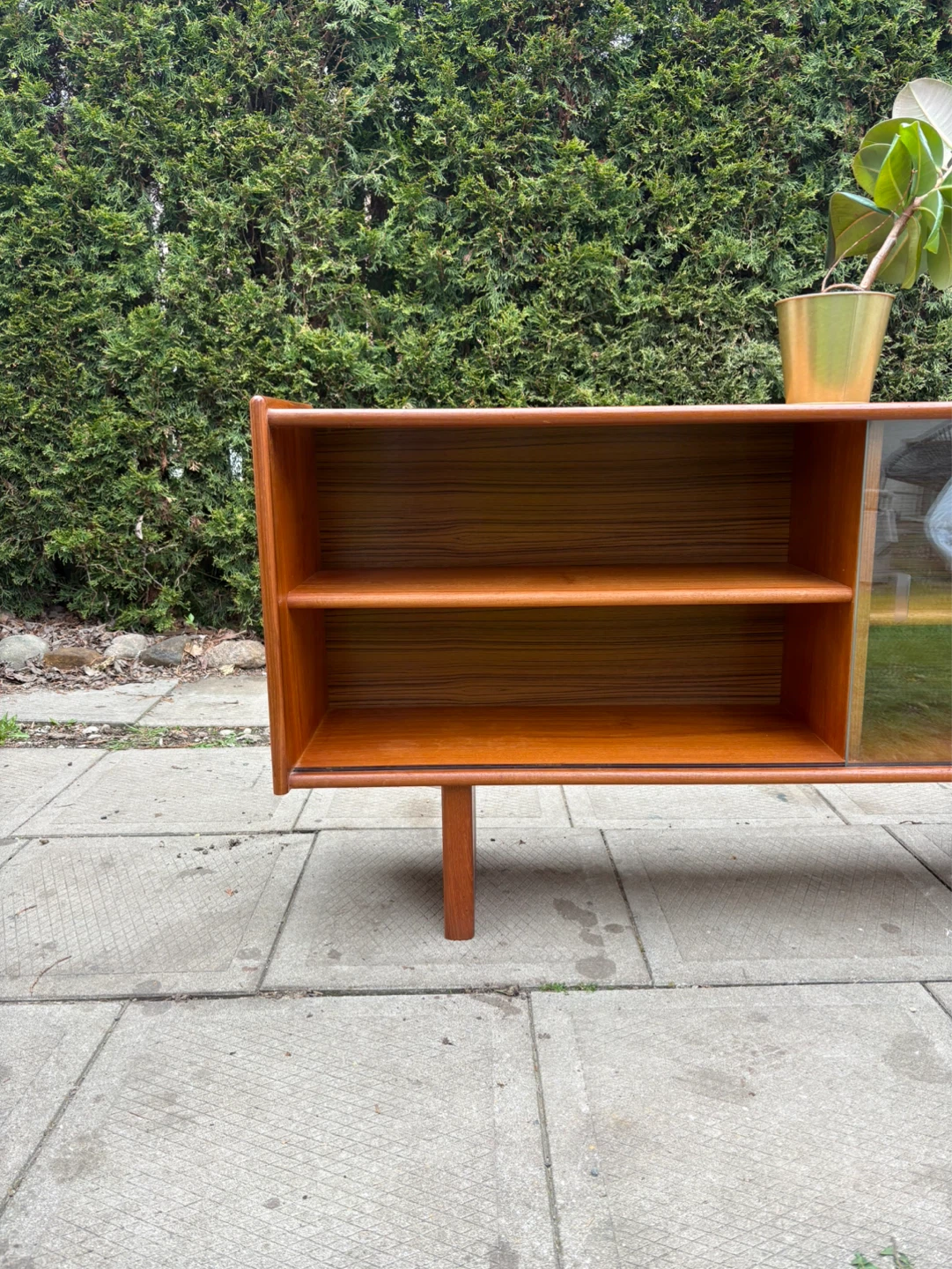 MCM Teak Display Cabinet - photo 5