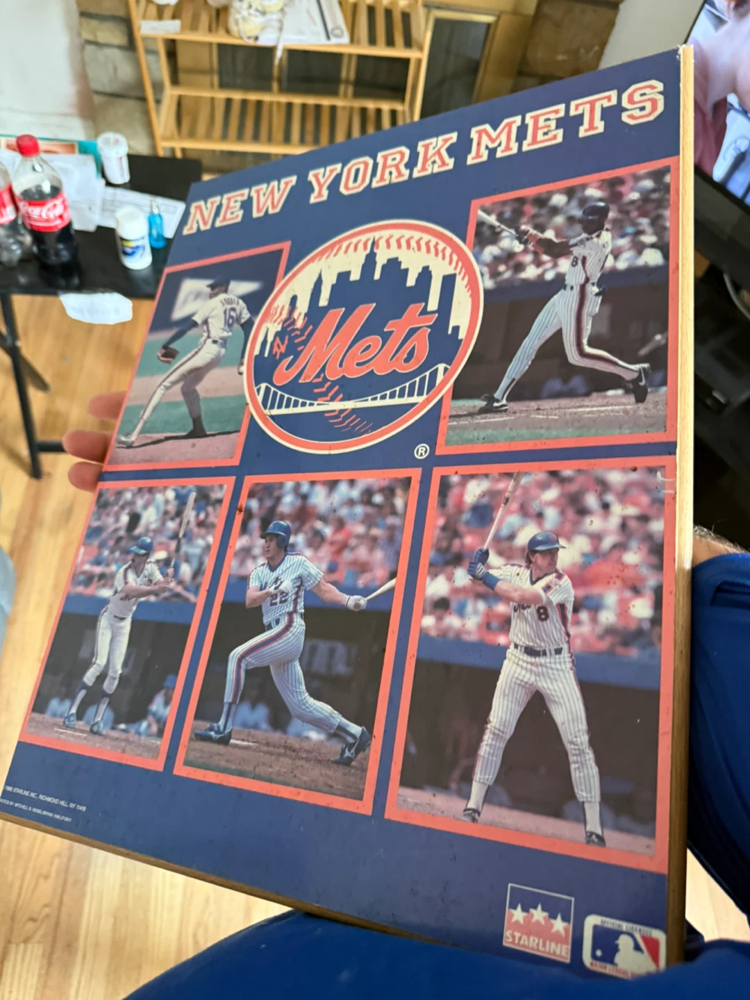 New York Mets Vintage Baseball Player Collage Board