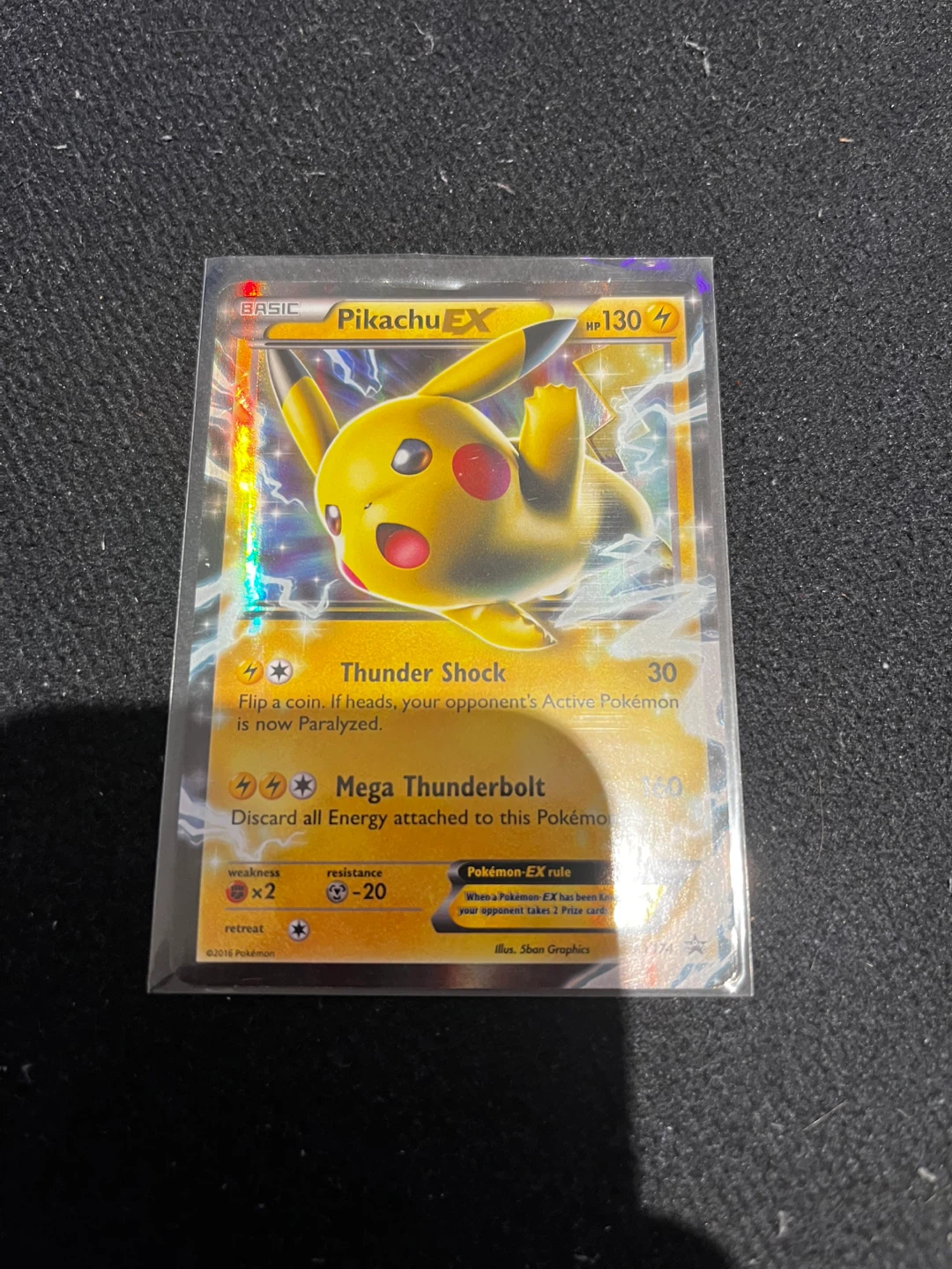 Pikachu EX Pokémon Card