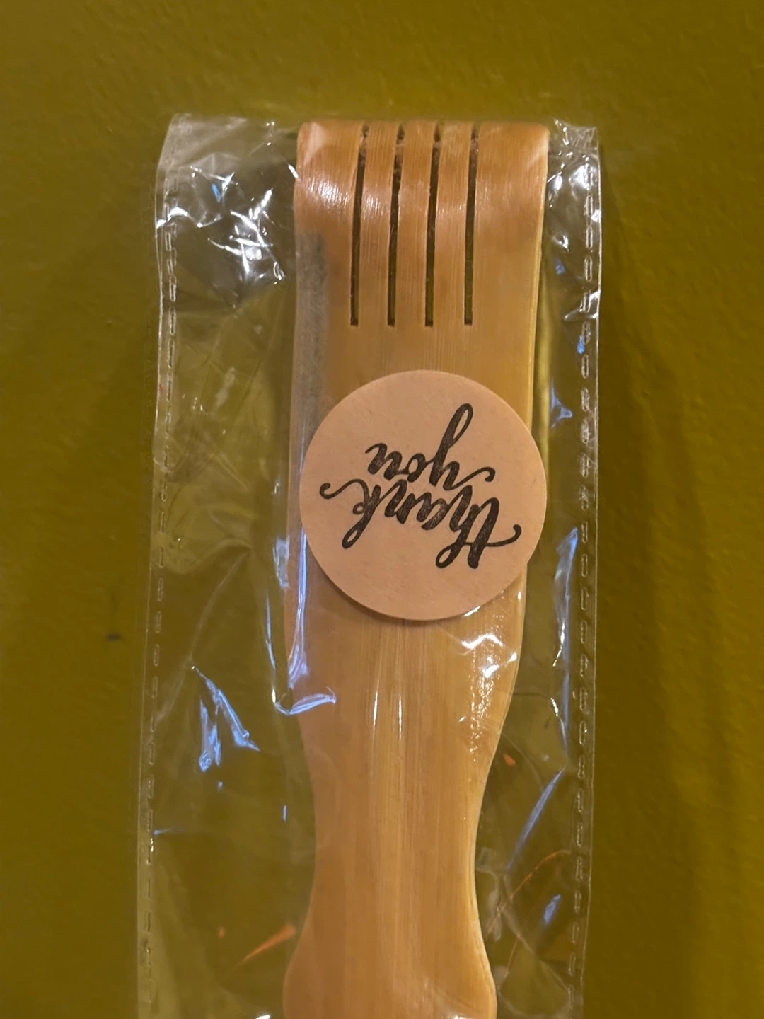 Wooden Back Scratcher with Hand Massage Rollers - photo 5