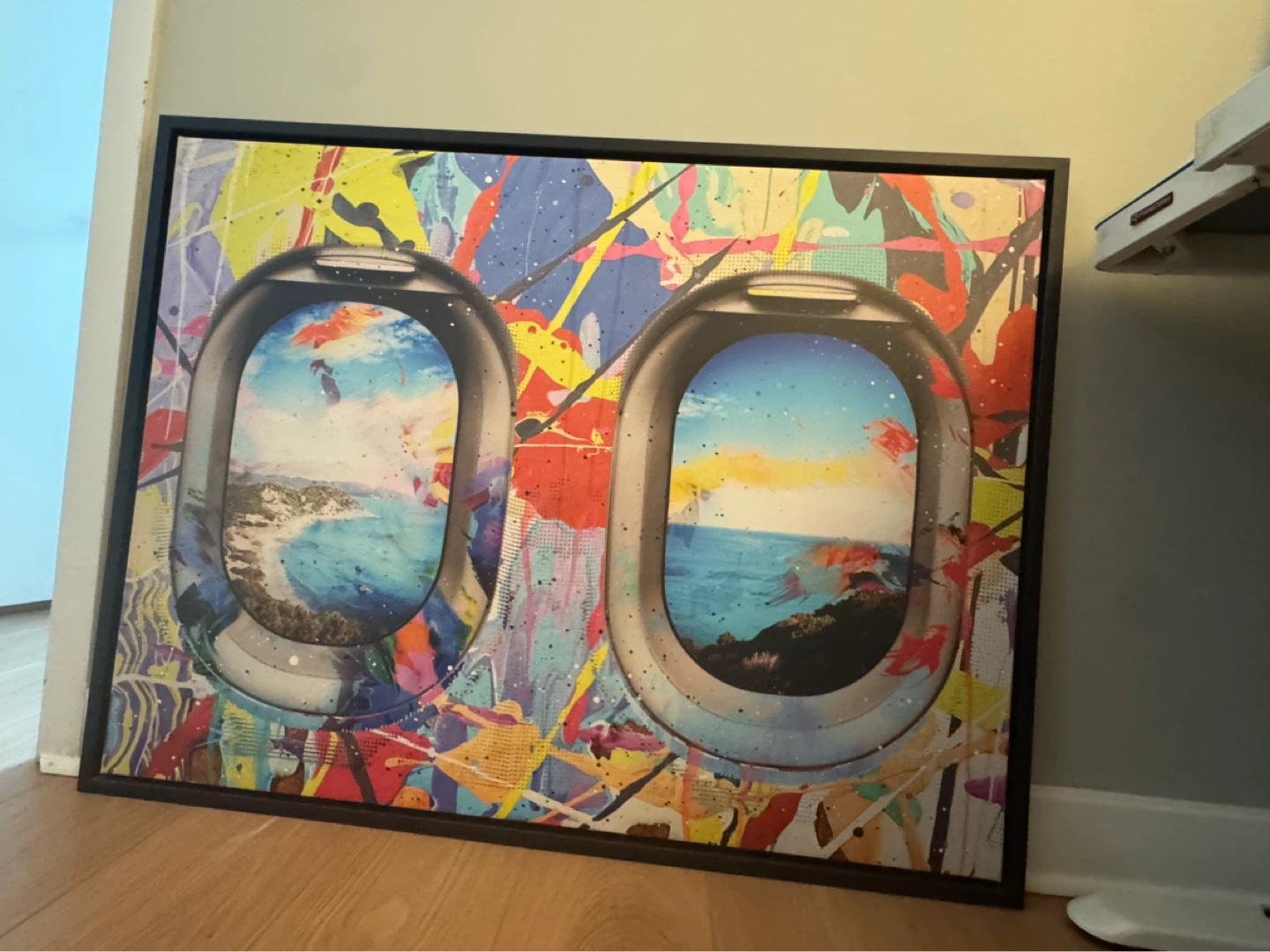 Mehar abstract airplane window