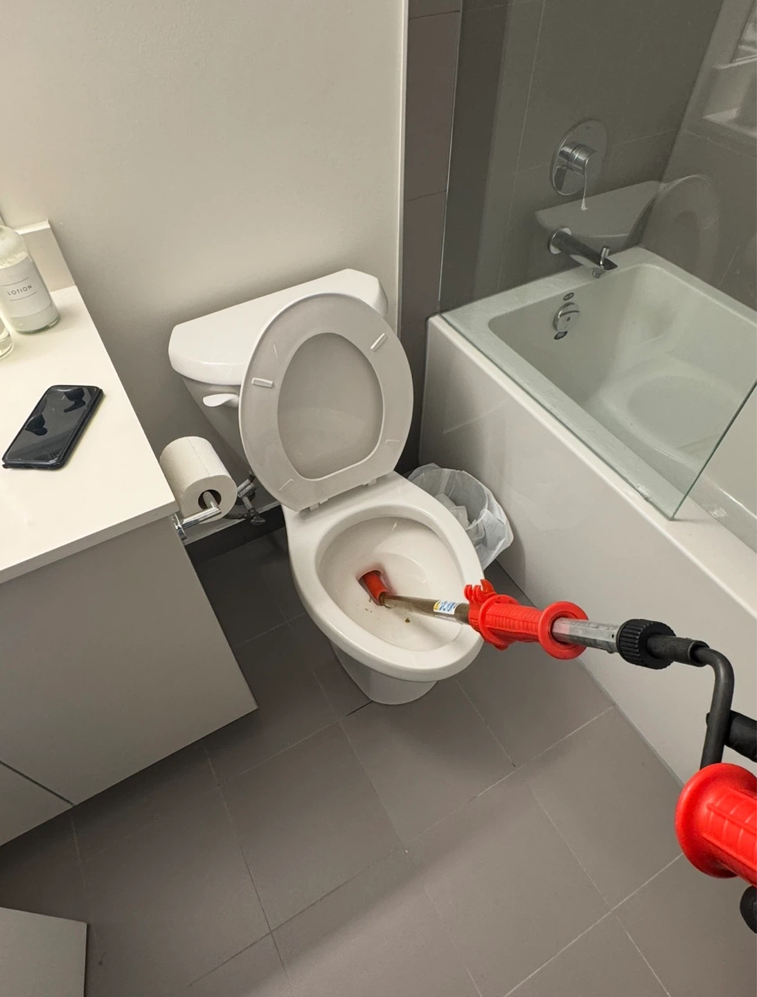 Snake toilet