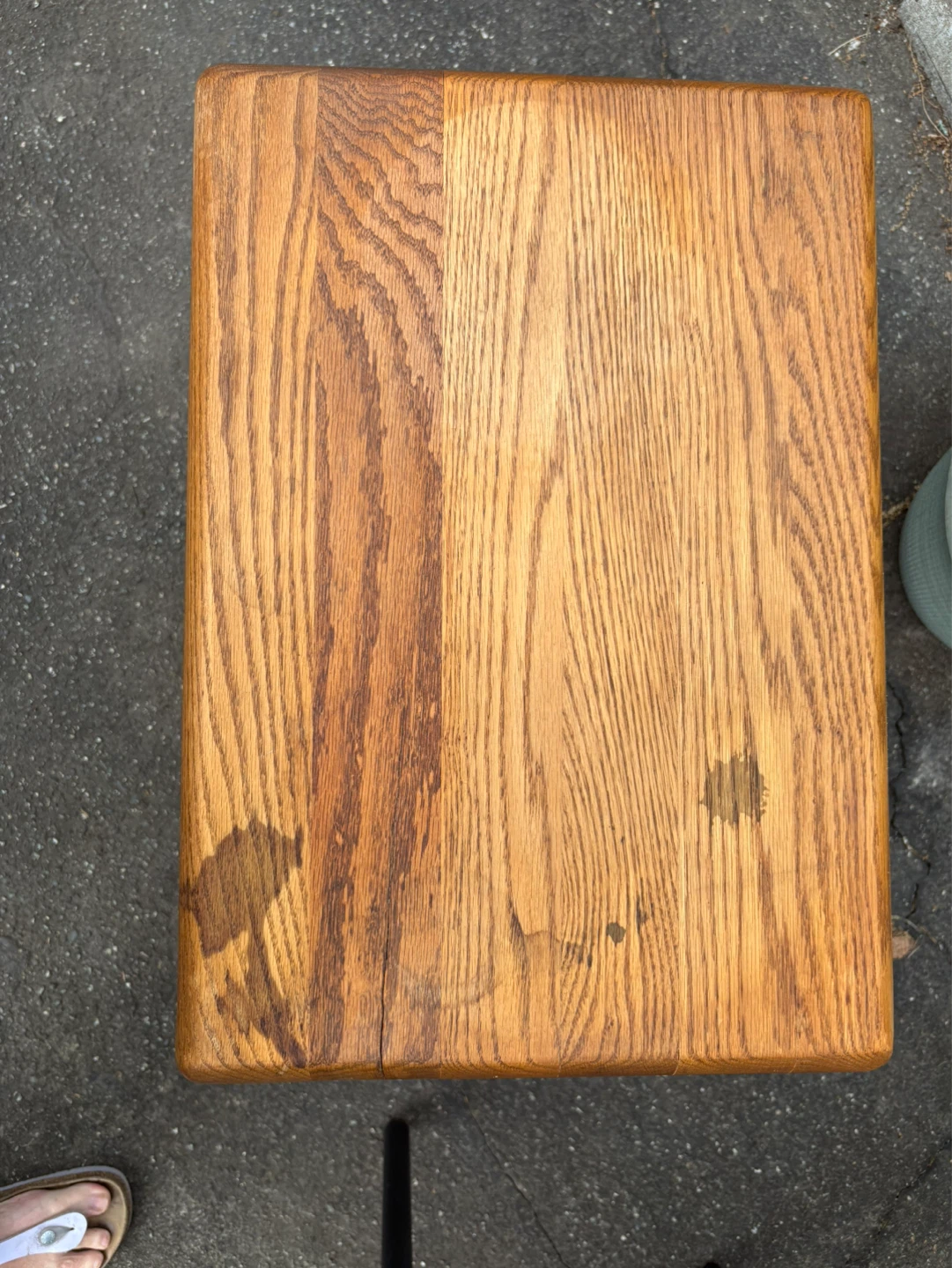 Wooden Magazine Rack Side Table - photo 2