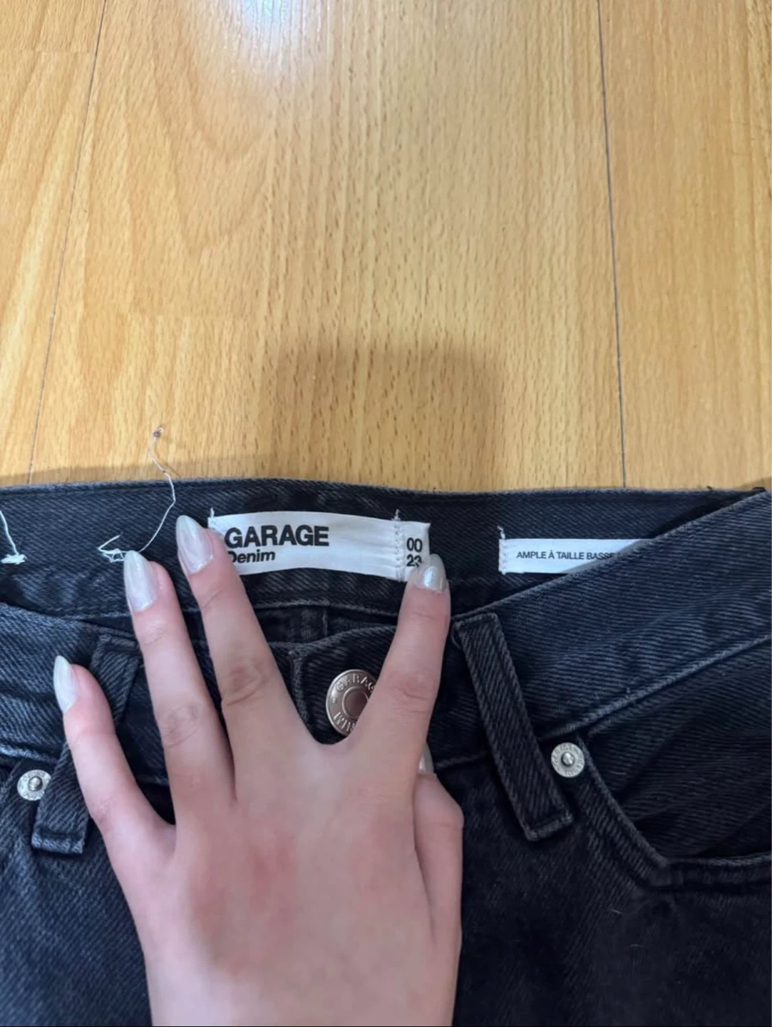 Garage low rise baggy black jeans - photo 3