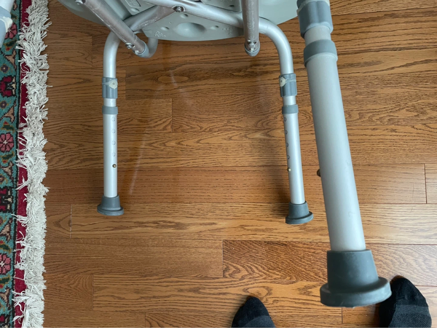 Adjustable Shower Chair with Back - photo 2
