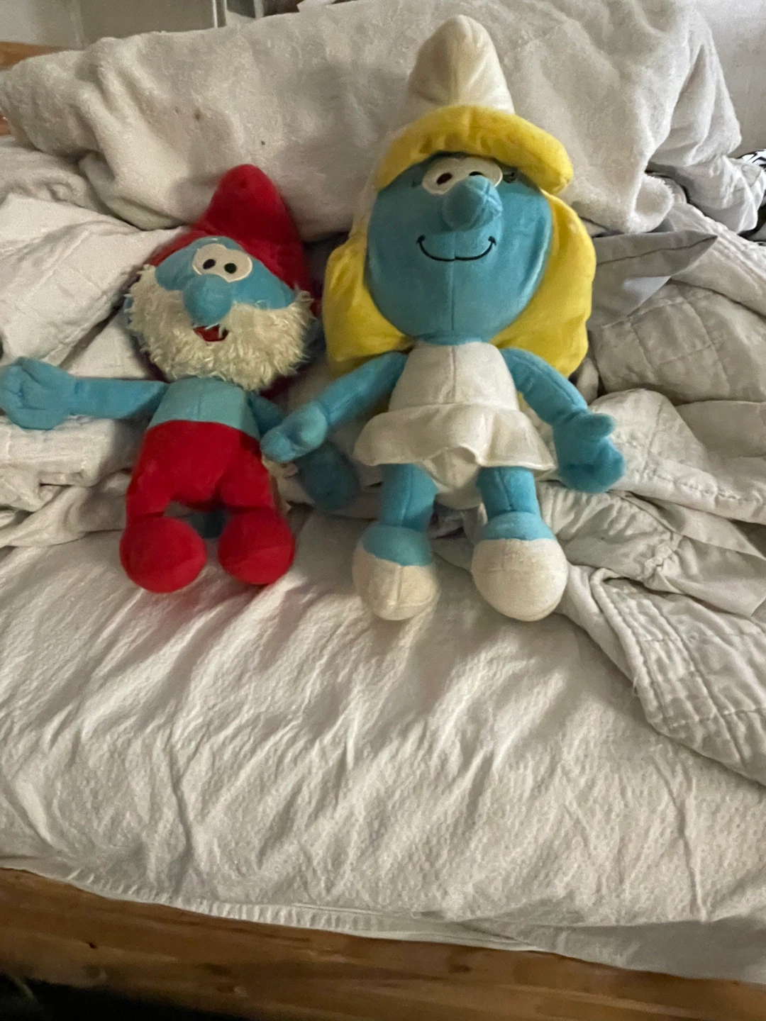 Smurf Plush Toys - Papa Smurf & Smurfette