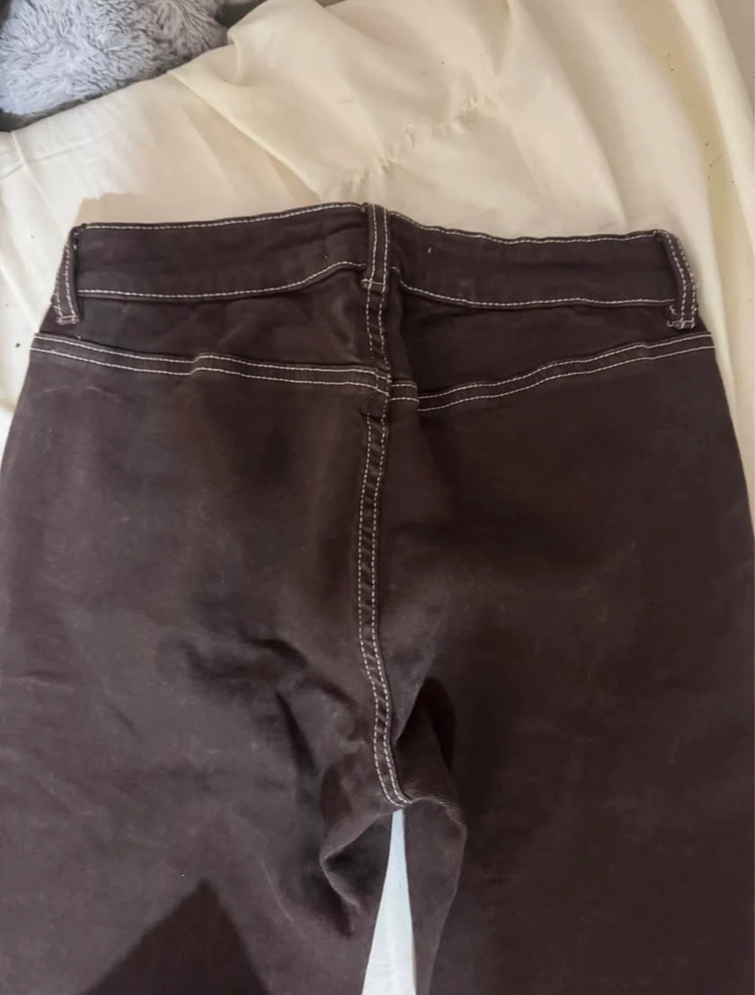 GARAGE DENIM Brown Low Rise Flare Jeans Size 01 - photo 2