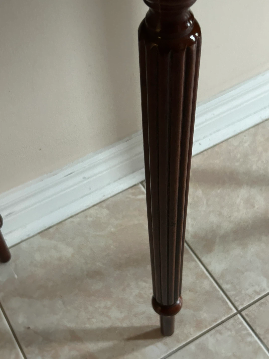Half-Moon Console Table with Drawer - photo 4