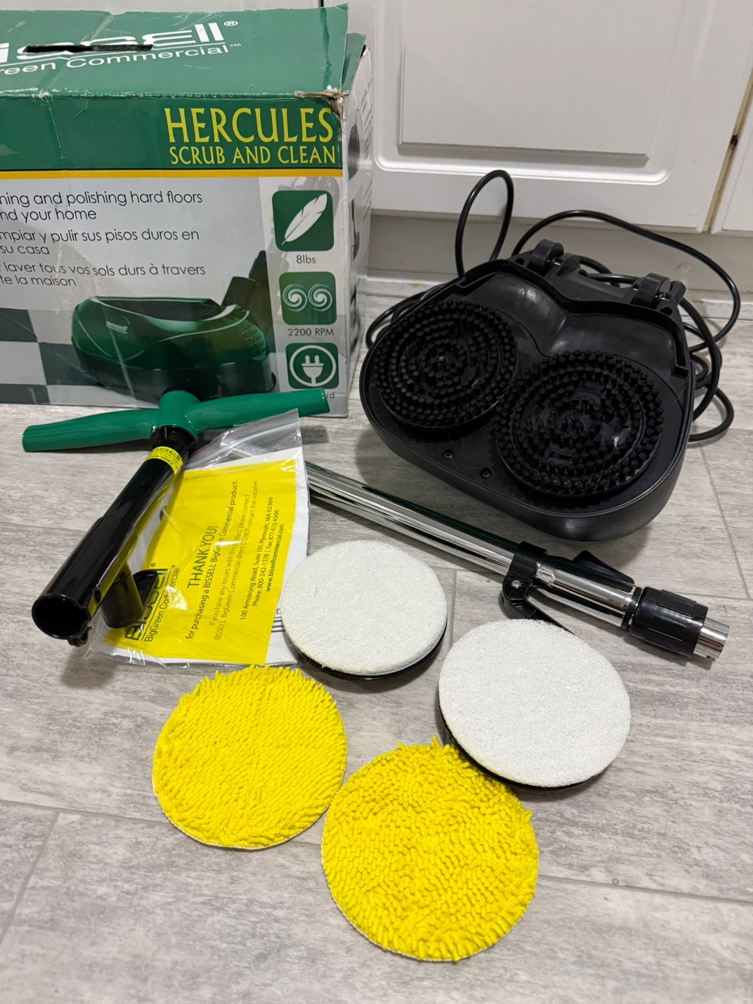 LIKE NEW BISSELL Scrub & Clean Floor Polisher - photo 3