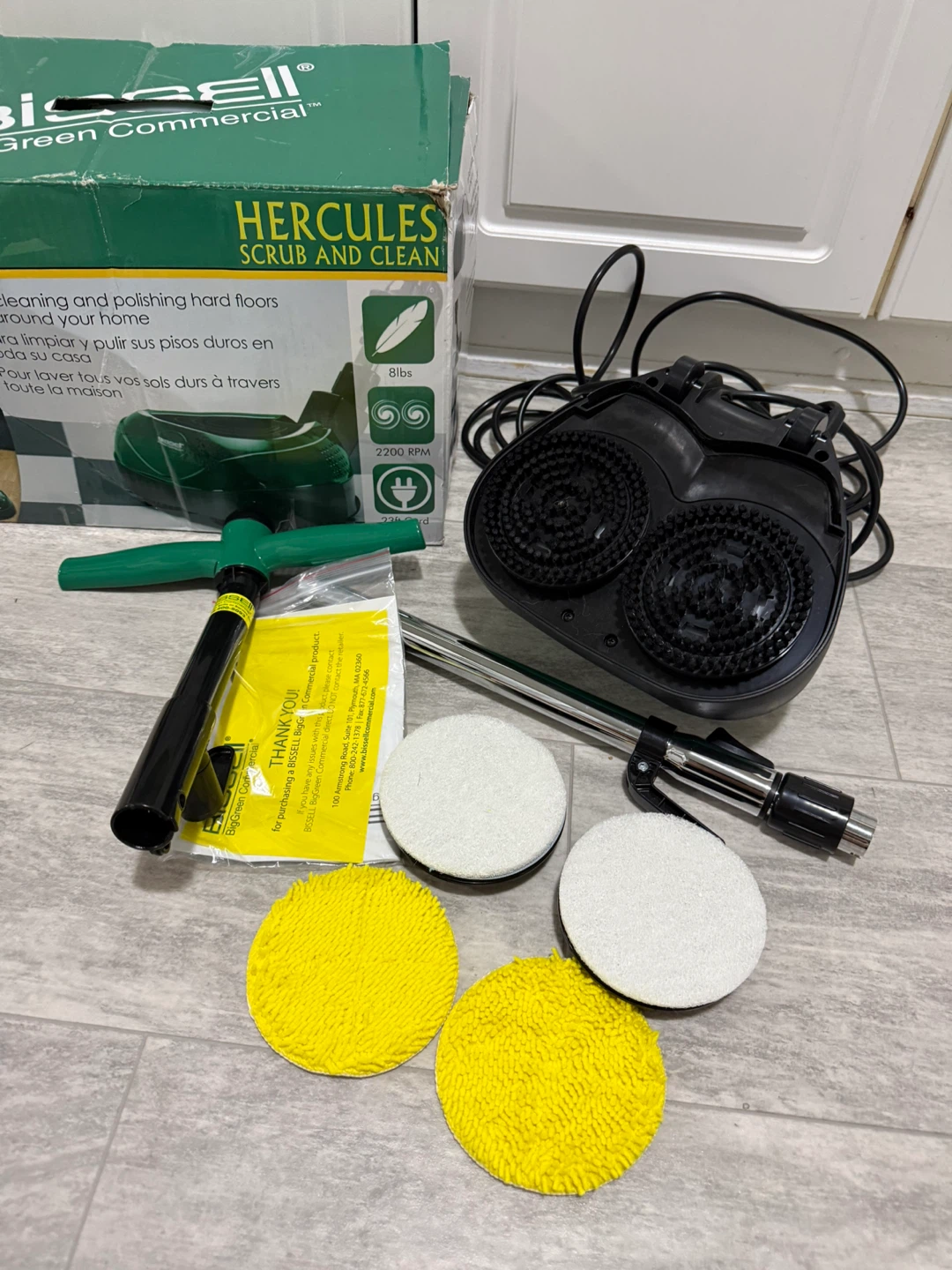 LIKE NEW BISSELL Scrub & Clean Floor Polisher
