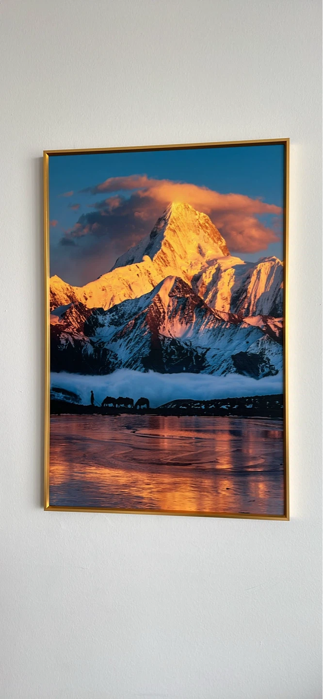 Framed Wall Art Collection - Golden Frames