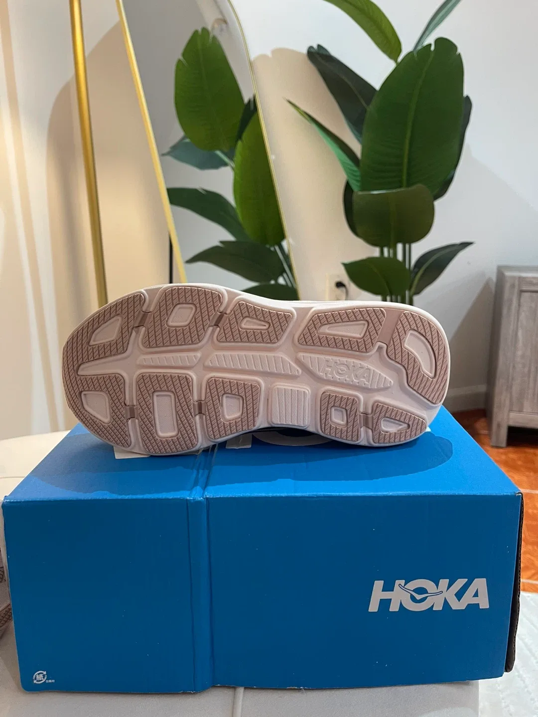 Hoka Bondi 9 Women's Running Shoes - Light Pink - photo 3