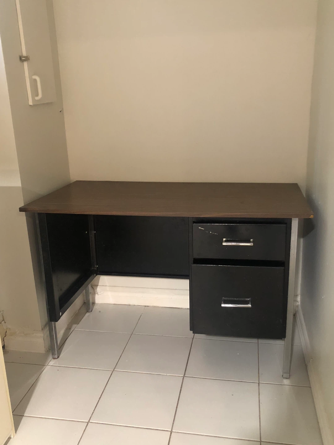 Desk with two drawers